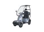 GreenStreet Elektromobil E-Mover Deluxe 1000 W 20 km/h dunkelgrau inkl. Topcase und Dach