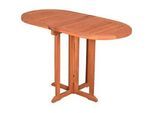 Gardenson Balkontisch , Holz , Teakholz , 120x60x75 cm , klappbar, platzsparend , Gartenmöbel, Gartentische, Balkontische