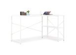 vidaXL Computertisch Weiß 120x72x70 cm