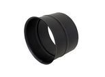 Bertrams ST-Pu Wandfutter 08WFE300 Ø 300 mm, einfach, 120 mm lang, 1 mm, pulverbeschichtet, schwarz