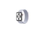 Apple Watch SE GPS + Cellular 44mm - Silver Aluminium Case with Blue Cloud Sport Loop