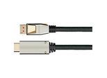 DisplayPort 1.4 Kabel Good Connections Python® Serie, bis 4K, Vollmetallstecker & Nylongeflecht, Länge 2 m, schwarz