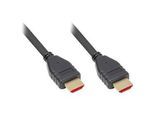 HDMI 2.1 Kabel Good Connections, Ultra-High-Speed, bis 8K/UHD-2, vergoldete Kontakte, Länge 0,5 m, schwarz