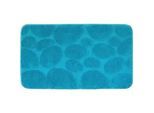 Grund Badematte , Hellblau , Kunststoff , Steine , rechteckig , 40x50 cm , Oeko-Tex® Standard 100 , für Fußbodenheizung geeignet, rutschfest, rutschhemmend, schadstoffgeprüft , Heimtextilien, Badtextilien, Badematten