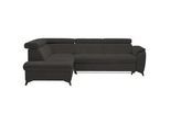 Stylife Ecksofa , Dunkelgrau , Textil , Ottomane links, L-Form , 260x203 cm , Bettkasten erhältlich, Stoffauswahl, seitenverkehrt erhältlich, Bettfunktion erhältlich, Hocker erhältlich , Wohnzimmer, Sofas & Couches, Wohnlandschaften, Ecksofas mit Schlaffunktion