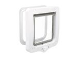 Trixie 2-Way Flap Door Cat and Small Dog White 20x22cm