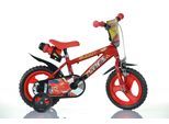 Dino Kinderfahrrad »Cars Buddy 12 Zoll«, 1 Gang, mit Stützrädern, Trinkflasche und Frontschild