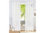 my home Gardine »Anna«, (1 St.), Äste-Motiv, Polyester