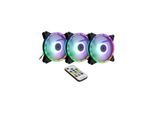 Inter-Tech Argus RGB-FAN SET RS-07 - Gehäuselüfter - 120mm - Schwarz