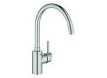 Grohe Concetto Küchenarmatur 32661DC3 supersteel, schwenkbarer Rohrauslauf, innenliegende Wasserführung