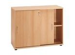 Mid.you Aktenschrank , Buchefarben , Holzwerkstoff , 1 Fächer , 100x77.4x39.5 cm , Beimöbel erhältlich, in verschiedenen Größen erhältlich, in verschiedenen Holzdekoren erhältlich, abschließbar , Büromöbel, Büroschränke, Aktenschränke