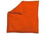 Schlafgut Bettdeckenbezug , Dunkelorange , Textil , Uni , 200x200 cm , Oeko-Tex® Made IN Green, Oeko-Tex® Standard 100, Bsci, AZO-frei, Textiles Vertrauen - Oeko-Tex® , pflegeleicht, atmungsaktiv, bügelleicht, schadstoffgeprüft, weiche und anschmiegsame Oberfläche, bio , Heimtextilien, Bettwäsche & Leintücher, Bettwäsche, Jersey-Bettwäsche