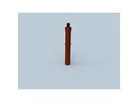 Bertrams Polyline LAS Dachaufsatz 41DAK400-80T DN 80/125, terrakotta, 400 mm über Dach