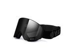 YEAZ Magnet-Ski-Snowboardbrille schwarz/schwarz APEX
