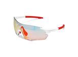 YEAZ Sport-Sonnenbrille weiß/rot SUNELATION