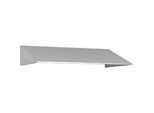 Schrägdachaufsatz für C+P Schliessfachschrank Resisto, Neigung von 26°, B 1148 x T 640 x H 230 mm, Stahl, lichtgrau RAL 7035