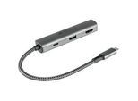 USB-C Hub Good Connections, 3er-Port mit 1 x HDMI, 1 x USB-C, 1 x USB 3.0 A, anthrazit