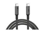 USB 4.0 Lade/-Datenkabel Good Connections, USB-C an USB-C, Leistung 100 W, bis 20 Gbit/s, Länge 0,5 m, schwarz
