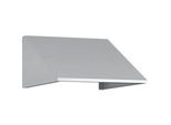 Schrägdachaufsatz für C+P Schliessfachschrank Resisto, Neigung von 26°, B 396 x T 540 x H 230 mm, Stahl, lichtgrau RAL 7035
