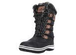Stiefel MOLS "Enfield", Damen, Gr. 42, schwarz, Polyurethane, Synthetik, Schuhe Stiefel, mit modischem Kunstfell-Besatz