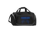 multifanshop Sporttasche - Hamburg - Herzschlag - Druck blau - Tasche