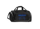 multifanshop Sporttasche - Karlsruhe - Herzschlag - Druck blau - Tasche