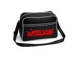 multifanshop Retrotasche - Düsseldorf - Textmarker - Druck rot - Tasche