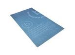 Vossen Strandtuch , Blau , Textil , Uni , 100x180 cm , ISO 9001, Fkt, Made in Austria, Oeko-Tex® Standard 100 , hochwertige Qualität , Heimtextilien, Badtextilien, Strandtücher