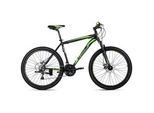 KS Cycling Mountainbike , Grün, Schwarz , Metall , 134x20.5x74 cm , Freizeit & Co, Sport & Fitness, Fahrräder, Mountainbikes