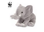 Plüschtier Elefant (Rüssel hoch, 18cm) lebensecht Kuscheltier Stofftier