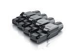 Primewire 4x Netzwerk-Adapter RJ-45 (Ethernet) zu Netzwerkkabel, Netzwerkstecker RJ45 CAT 8 - Gigabit Ethernet LAN Kabel - 40 Gbit/s, schwarz