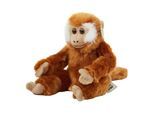 WWF Plüschtier - Affenbaby hellbraun (23cm) lebensecht Kuscheltier Stofftier Affe Äffchen