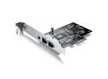 CSL PCI Firewire Karte Erweiterungskarte - PCI-E - 3 Anschlüsse - 1394a 1394b -Controller-Karte - 2 x 6 Pin und 1 x 4 Pin für Desktop-PC