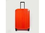 Piquadro PQ-Light 4-Rollen Trolley Koffer 69cm; glänzend Orange
