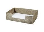 Xxxl Tierkorb Seegras viereckig , Naturfarben, Weiß , Naturmaterialien , 57x25x88 cm , Freizeit & Co, Tierbedarf, Tierzubehör