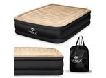 Luftbett - selbstaufblasend - Double - grau/creme