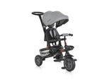 Byox Tricycle Explore 3 in 1 Dreirad umkehrbarer Sitz Schiebegriff Körbe Pedale hellgrau