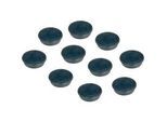 Kraftmagnete Franken, rund, bis 2,5 kg, Speziallackierung, Ø 38 mm, Kunststoff, schwarz, 10 Stück
