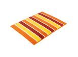 Vossen Badteppich , Orange , Textil , Uni , rechteckig , 50x60 cm , ISO 9001, Fkt, Made in Austria, Oeko-Tex® Standard 100 , für Fußbodenheizung geeignet , Heimtextilien, Badtextilien, Badematten