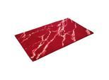 Vossen Badteppich , Rot , Textil , Uni , rechteckig , 70x120 cm , ISO 9001, Fkt, Made in Austria, Oeko-Tex® Standard 100 , für Fußbodenheizung geeignet , Heimtextilien, Badtextilien, Badematten