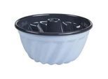 Riess Backform , Blau , Metall , rund , 22.5x10.3x22.5 cm , kratzfest , Backen & Backzubehör, Backformen