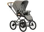 Naturkind Kinderwagen , Grau , Textil , 83x62x44 cm , EN 1888 , Feststellbremse, Federung, kugelgelagerte Räder, Verdeckung abnehmbar, 5-Punkte-Gurt, für Babyschale geeignet, Sitz umsetzbar, abnehmbarer Schutzbügel , Baby On Tour, Kinderwagen, Kombikinderwagen