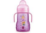 MAM Weithalsflasche , Pink , Kunststoff , 9.5x21.5x7.5 cm , BPA-frei , Füttern, Babyfläschchen