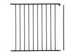 Baby Dan Schutzgitterverlängerung , Schwarz , Metall, Kunststoff , 72x71x3.5 cm , Grüner Punkt, BPA-frei, Europäischer Sicherheitsstandard, Made in Denmark, Cradle to Cradle® , Babysicherheit, Treppenschutzgitter