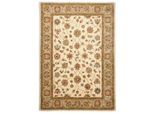 Wollteppich THEKO "Royal Ziegler 503", beige, B:90cm H:14mm L:160cm, Schurwolle, Teppiche, reine Wolle, handgetuftet, Orient-Optik, mit Bordüre