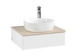 Villeroy & Boch Antao Waschtischunterschrank 600x190x500mm L07153MT mit Beleuchtung mit Struktur FK/AP: MT/3