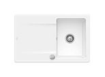 Villeroy & Boch Siluet Einbauspüle 333402KG mit Ablaufgarnitur und Exzenterbetätigung, Snow White