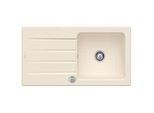 Villeroy & Boch Architectura Einbauspüle 336002FU mit Ablaufgarnitur und Exzenterbetätigung, Ivory
