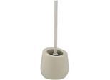 Wenko Wc-Bürstengarnitur , Beige , Keramik , 13.5x38x13.5 cm , Badezimmer, Wc Ausstattung, Wc-bürsten