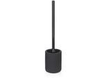 Kela Wc-Bürstengarnitur , Schwarz , Keramik , 45 cm , Badezimmer, WC Ausstattung, WC-Bürsten